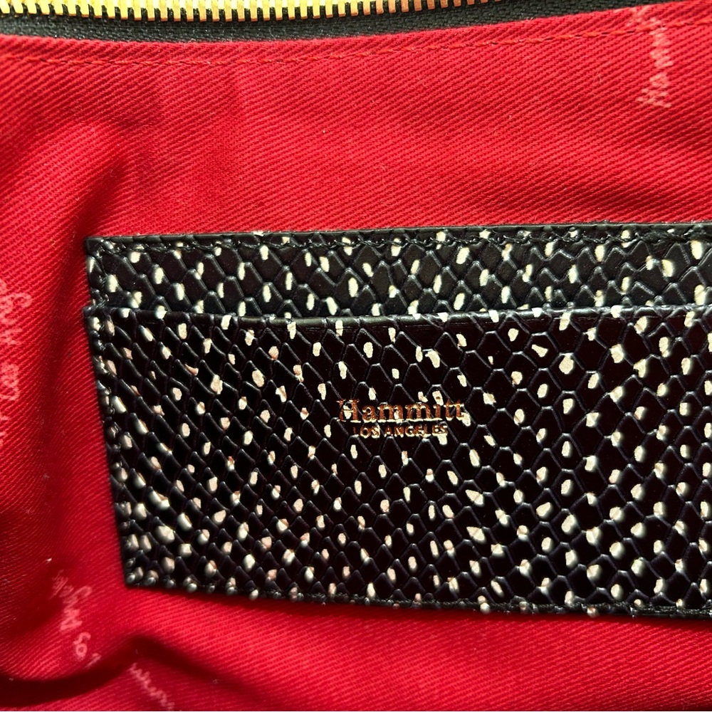 ✨Limited Edition Hammitt Nash Small 2 Pepper Snake Crossbody/Wristlet Gold Studs - Picture 10 of 11